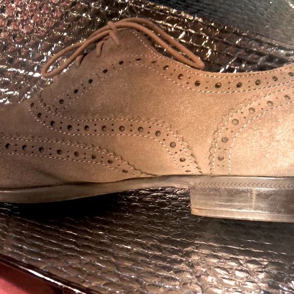 JOHN VARAVATOS USA MEN\'S SUEDE BAROGUE OXFORDS SZ 11M main image 6